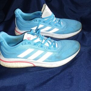 adidas Super Nova Sky Rush Gum Women's Light Blue Athletic Running Shoes Size 10